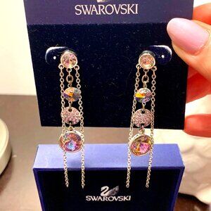 Gorgeous long Swarovski earrings